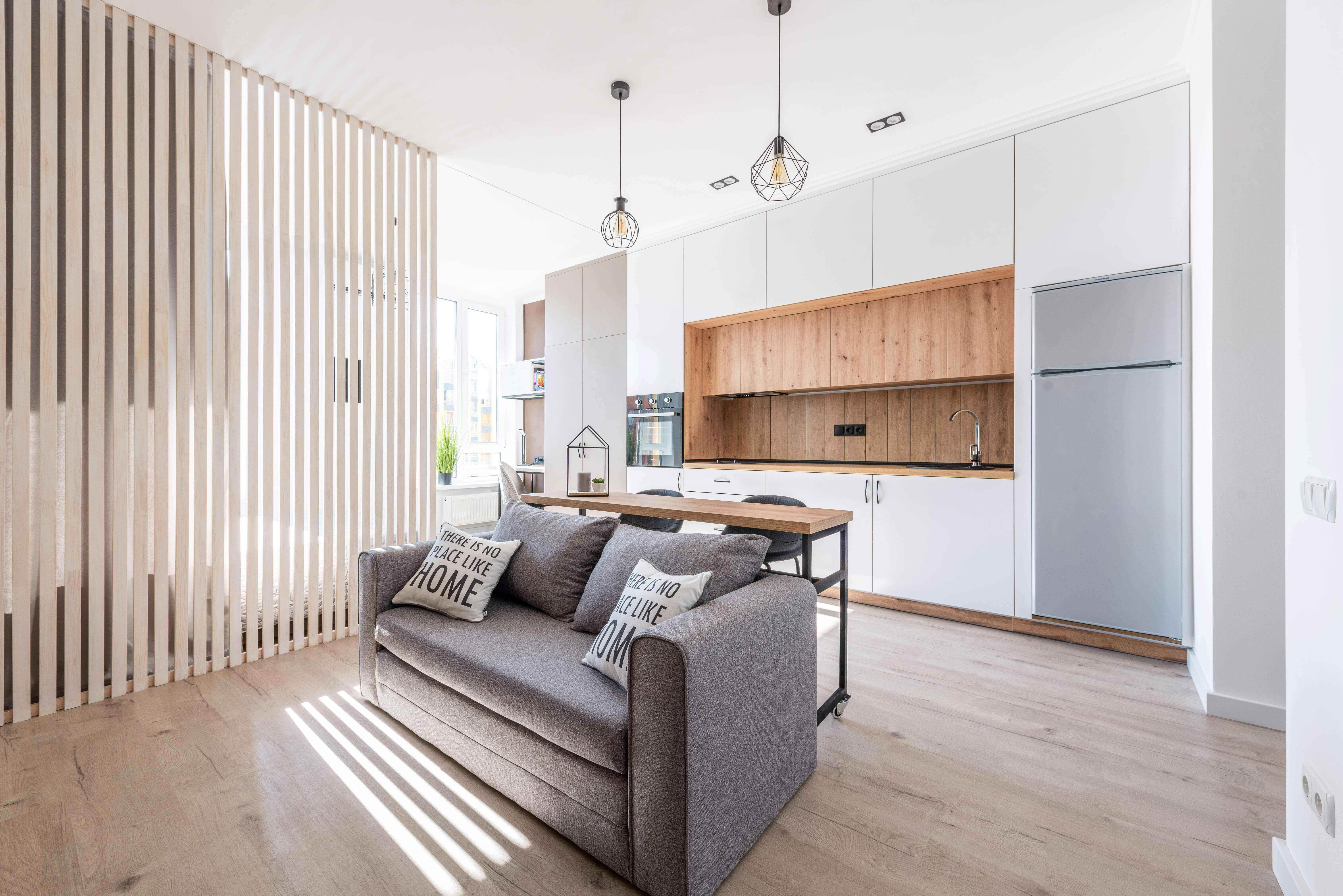 Mueble empotrado en sala